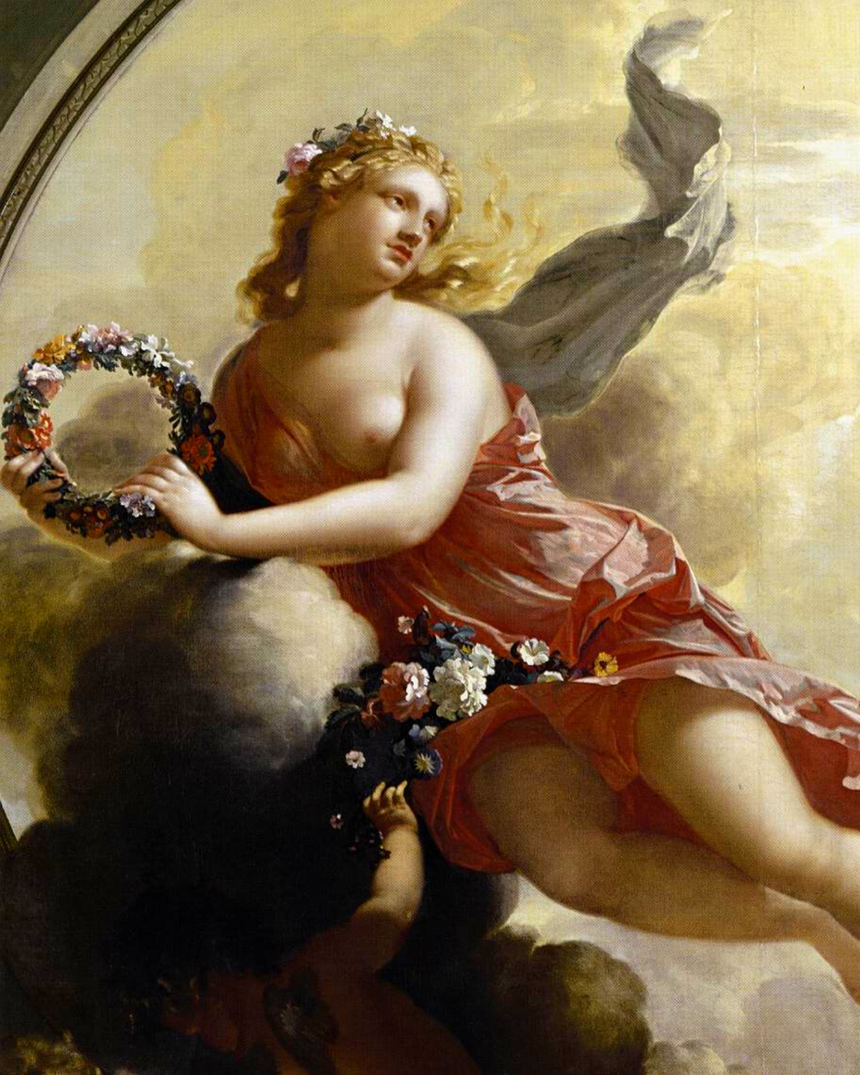 Flora with Putti Strewing Flowers