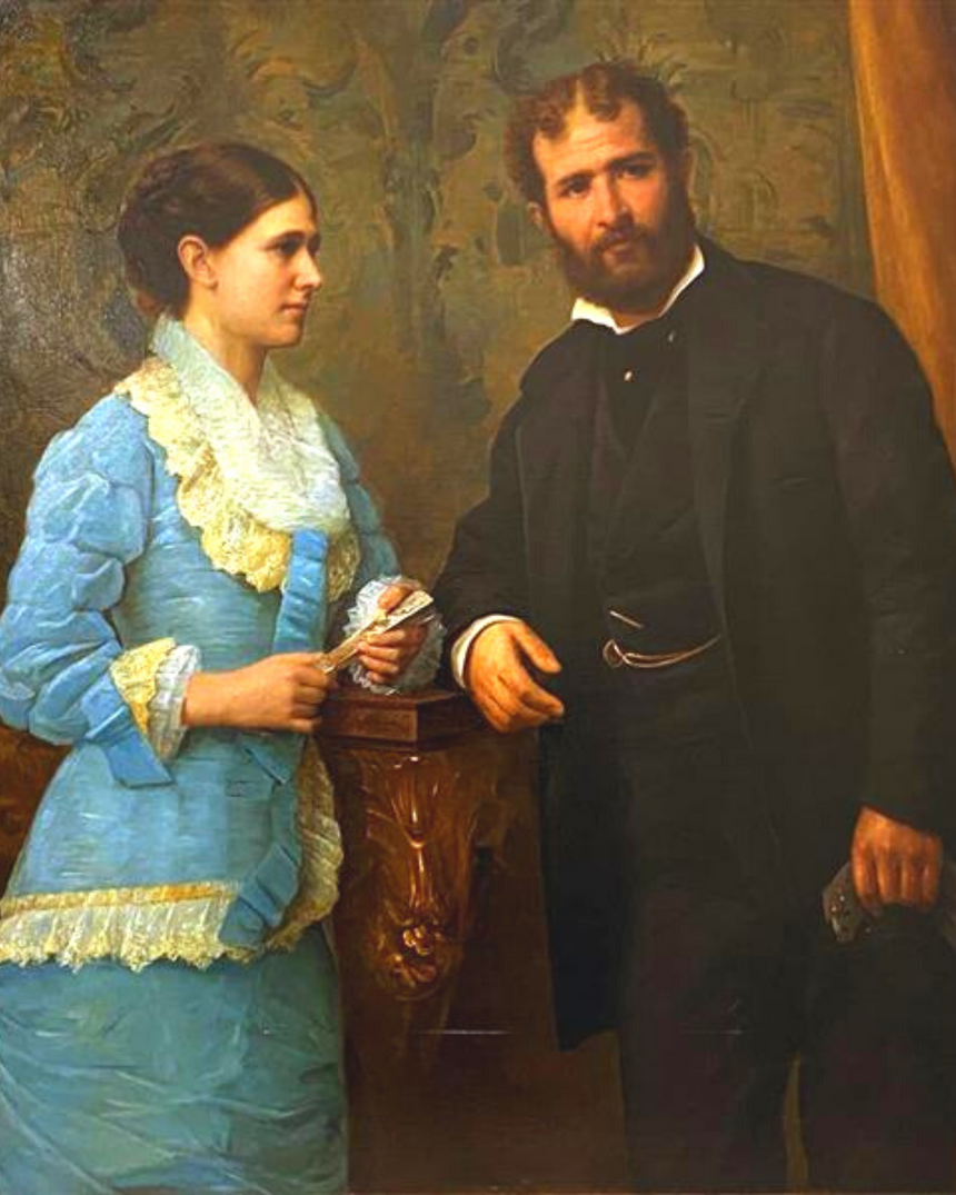 Portrait of a Young Couple