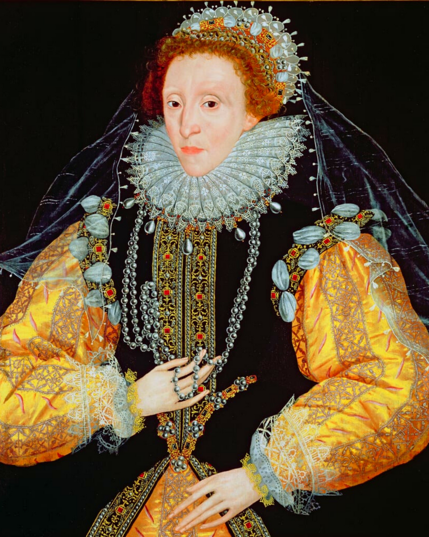 Portrait of Queen Elizabeth I The Drewe Portrait