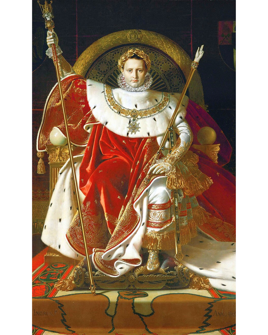 Napoleon on his Imperial Throne