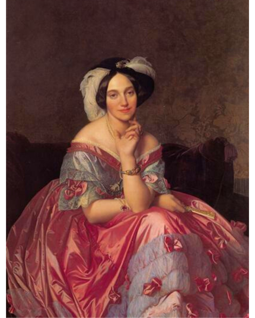 Portrait of Madame Moitessier Sitting